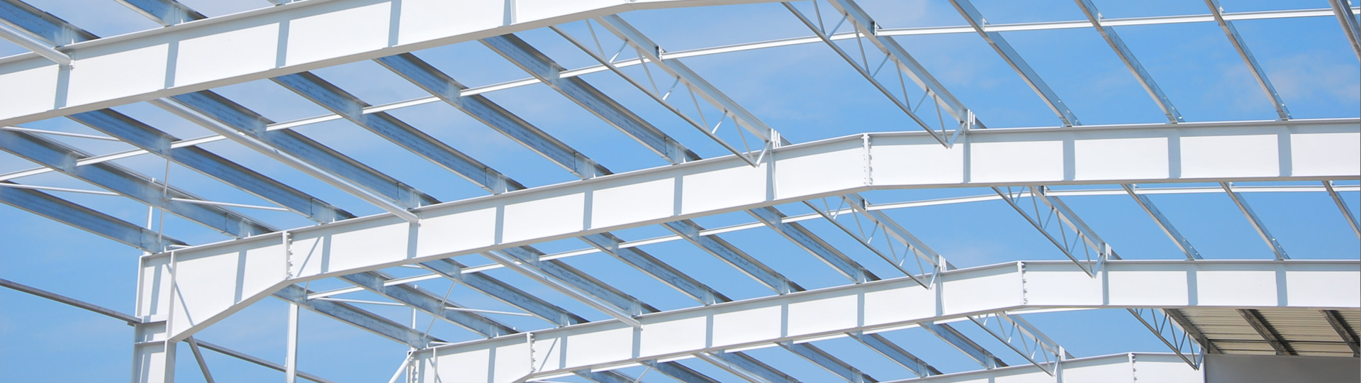 Stahlkonstruktionen verzinkte Säulen Produktion und Montage