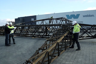 Lärmschutzwände Stahlkonstruktionen Modulgebäude Container Polen